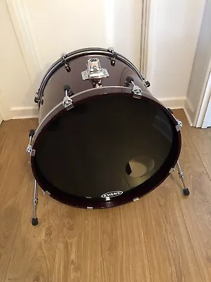 Yamaha Stage Custom Advantage Bass Drum 22x17 With Protection Racket Case • £100