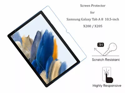 PET Ultra Clear/Tempered Glass Screen Protector For Samsung Galaxy Tab A 8  10.5 • $5.98