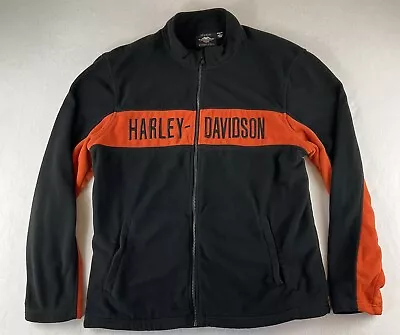 Harley Davidson Men's XL Chest Stripe Activewear Jacket 99087-20VM Full Zip • $39.99