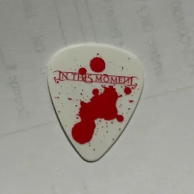 In This Moment - Maria Brink - Guitar Pick 2013 CARNIVAL OF MADNESS TOUR - Blood • $25.99