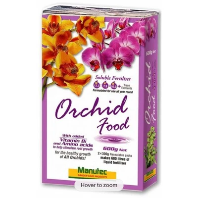 $25.60 • Buy Manutec ORCHID FOOD Soluble Fertiliser - 600g - FREE SHIP In Australia
