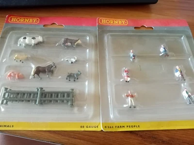 £13.99 • Buy Hornby `oo Gauge` Sealed Blisters R564 `farm People` & R565 `farm Animals`