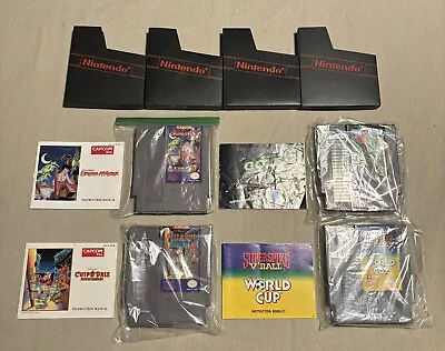 4 NES Games With Manuals Lot! (Rescue Rangers Dream Master And More!)  • $70