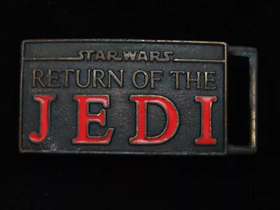 Qf15145 Vintage 1982 **star Wars Return Of The Jedi** Movie Belt Buckle • $35