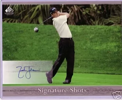 $20.05 • Buy Zach Johnson Certified Autograph Autographed 2005 SP Signature 8x10 Photo Card