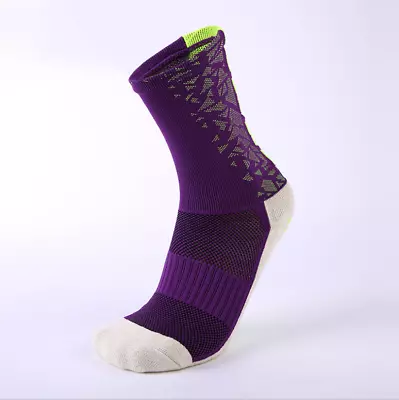 $8.46 • Buy Mens Trainer Sport Anti Slip Socks W/Grip Soccer Football Basketball Socks Size