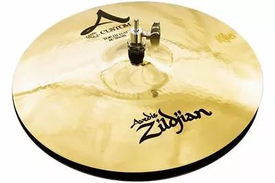 Zildjian A Custom 14  Hi Hat Cymbals - Brilliant Finish • £366