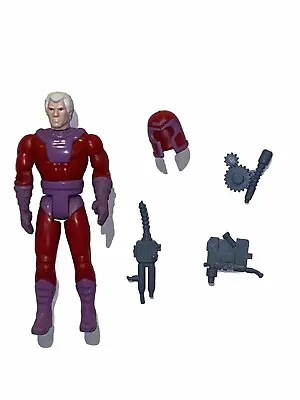 Vintage Magneto X-men Action Figure Toybiz 1991! With Helmet 3 Magnets No Cape • $0.72