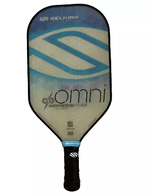 Selkirk Sport Pickleball Paddle AMPED Omni Lightweight Blue/White Factory 2nd • $89.99
