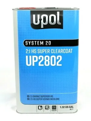 Clear Coat HS Super Clear U-Pol UP2802 Only Or Kit With Hardener 2 To 1 Mix UPOL • $99.98