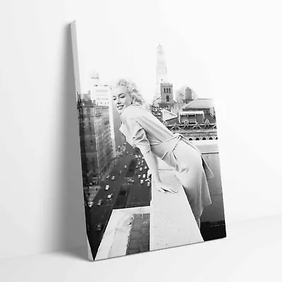 Marilyn Monroe In New York Stretched Canvas Or Unframed Poster Print More Sizes • £12.99