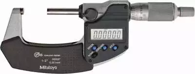 Mitutoyo 293-341-30 Electronic Outside Micrometer: IP65 Ratchet Stop 2  Range • $233.75