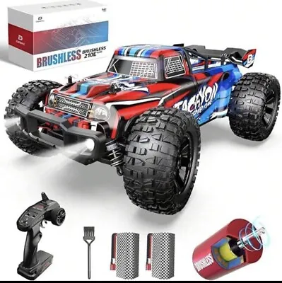 DEERC 1:10 Large Brushless RC Car  3S 4X4 RTR High Speed Monster Truck • $139.99