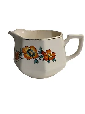 Creamer Homer Laughlin Ceramic Poppy Design Pattern HLCHLC3171 Discontinued • $17.99