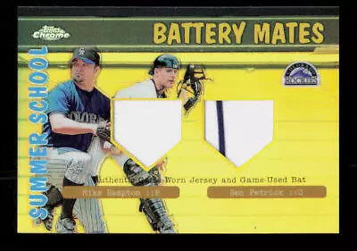 2002 Topps Chrome #BMC-HP Mike Hampton Ben Petrick Dual Jersey • $4.95