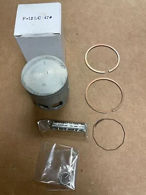 Piston & Ring Set For 70cc 2-stroke (JOG MINARELLI 47mm) Engines 10mm Wrist Pin • $23