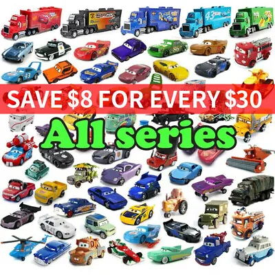 Disney Pixar Cars Lot Lightning McQueen 1:55 Diecast Model Car Toy Boy Kids Gift • $15.99