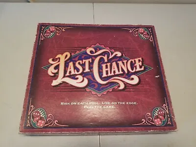 $14.99 • Buy Last Chance Dice Rolling Board Game Vtg 1995 - Dice & Chips 