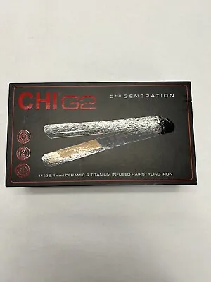 CHI PRO G2 Titanium Infused Ceramic 1  Straightening Flat Iron GF1595A • $85.73