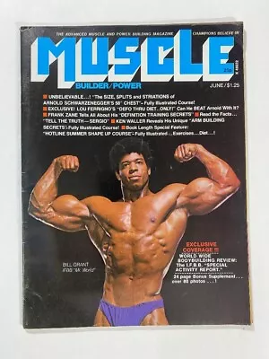 MUSCLE BUILDER / POWER Body Building Magazine BILL GRANT June 1975 • $39.95