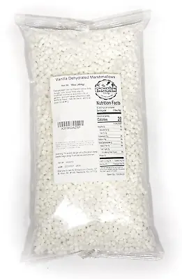 Dehydrated Mini Vanilla Marshmallows - 1 Lb Of Delicious Fresh Bulk White Marshm • $15.91