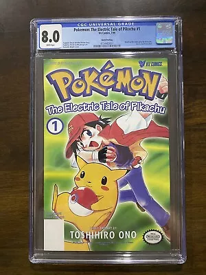 Pokemon The Electric Tale Of Pikachu #1 9th Print 1999 Viz CGC 8 Graded • $100