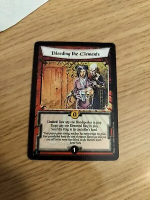 L5R CCG TCG. Legends Of The Five Rings: Bleeding The Elements • £1