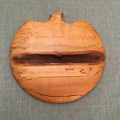 Hand Crafted Artisan Rounded Charcuterie Board By TOM MILLER Spalted Maple 9  • $28.50