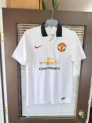 Authentic Nike Manchester United 2014 Away Football Soccer Jersey Kit 611032-106 • $60