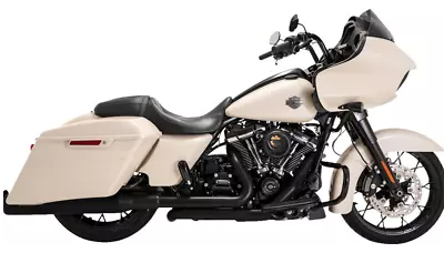 Vance & Hines 47351 Matte Black Dresser Duals Header Exhaust Harley 17- Touring • $999.99