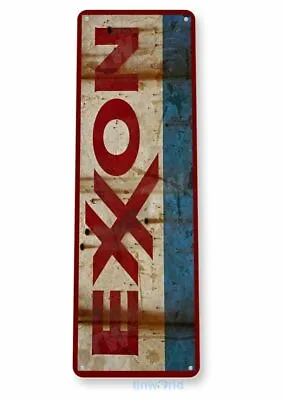 Exxon Oil And Gas 11 X 4 Tin Sign Nostalgic Reproduction Advertisement Usa • $17.61