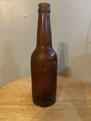 Vintage Pabst Milwaukee Amber Brown Beer Bottle With THIS BOTTLE NOT TO BE SOLD • $10