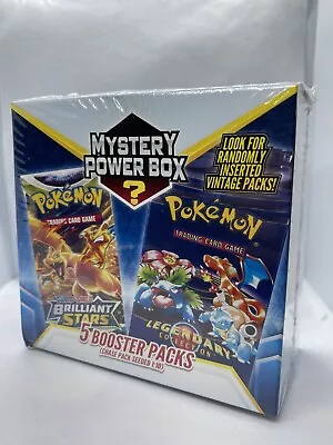 $48 • Buy NEW Pokemon POWER BOX 5 Packs Box 1 Maybe VINTAGE / CHASE Packs 1:10 Legendary