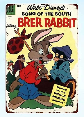 $18.89 • Buy 1955 Song Of The South Brer Rabbit Comics Metal Tin Sign House Decor Shops