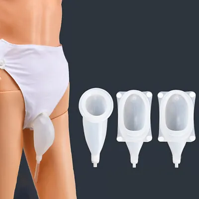 Urine Bag Collector Protable Mens Urinal Silicone Urine Funnel Reusa-RZ • $10.25