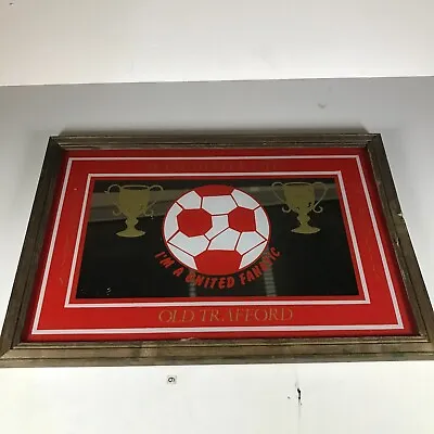 1970s Manchester United Mirror Plaque Rare • £70.68