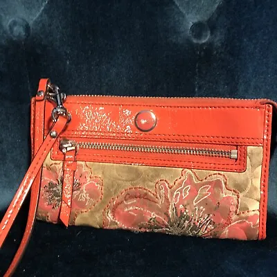 Coach Floral Wristlet Wallet • $15