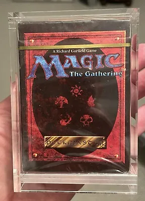 BRAND NEW! IN ACRYLIC CASE! NEW 4th Edition Starter Deck Magic The Gathering MTG • $199