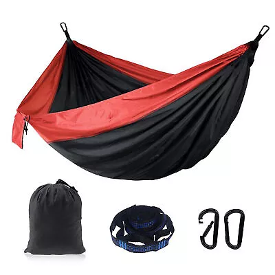 Camping Double Hammock For 2 Persons Portable  Hammock For Hiking B2P7 • $29.69