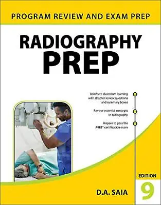 £20.60 • Buy Radiography PREP (Program Review And Exam Preparation), Ninth