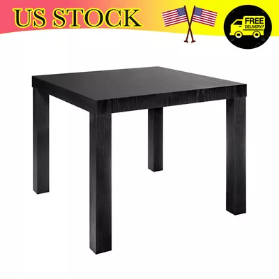 Couch End Side Table Sofa Table Night Stand Bedside Table Living Room Black Oak • $20.77