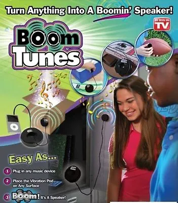 Boom Tunes Turn Anything Into A Speaker As Seen TV Ipod Smart Device Phone USB • $9.99