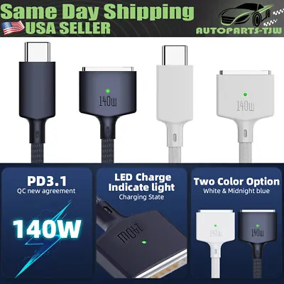 140W USB Type-C To Magsafe 3 Magnetic Charger Charging Cable For MacBook Air/Pro • $16.48