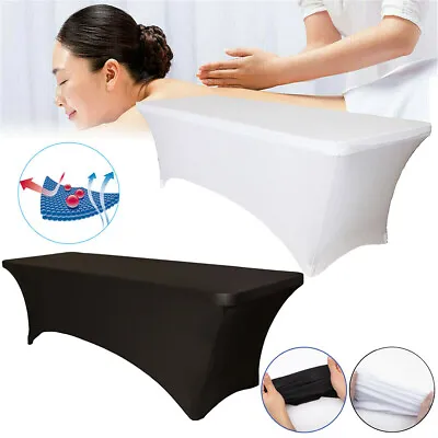 £11.99 • Buy Elastic Spandex Stretch Beauty Bed Cover Salon Spa Massage Bed Sheet Couch Cover