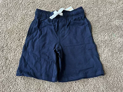 NWT Gymboree Boys Navy Blue Knit Shorts Size S 5 6 • $12.95