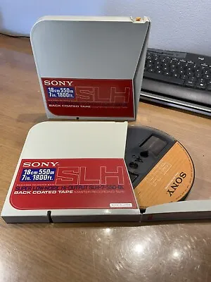 SONY SLH-7-550-BL Reel To Reel Tape TWIN Pack • £16.95