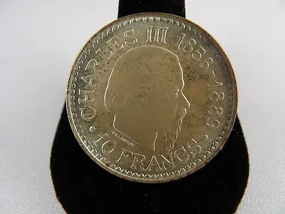 1966 Monaco 10 Francs Silver Coin - Charles III • $35