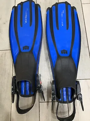 Blue Mares Avanti Quattro Plus Dive Fins With Dacor Boots US Women’s Sz 8 • $99