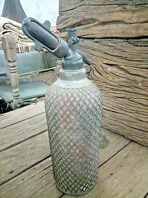 Antique Vintage Sparklets Seltzer Bottle Made In Czechoslovakia Mesh 14  • $250