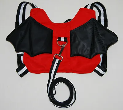 $7.50 • Buy New Red Black Winged Superhero Adjustable Toddler Safety Harness OSFM